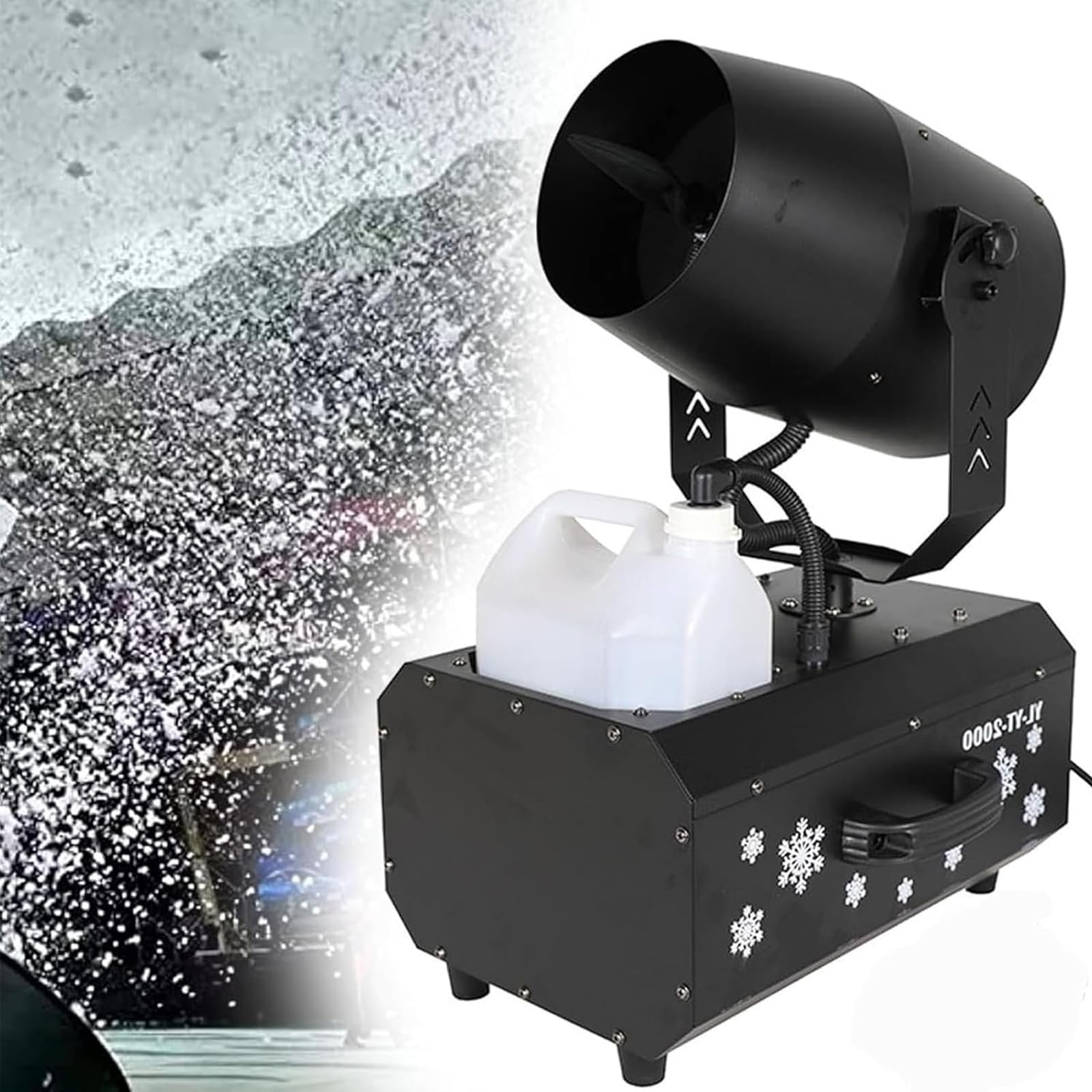 Machine à neige de Noël 2000w pour un mariage féerique et hivernal
