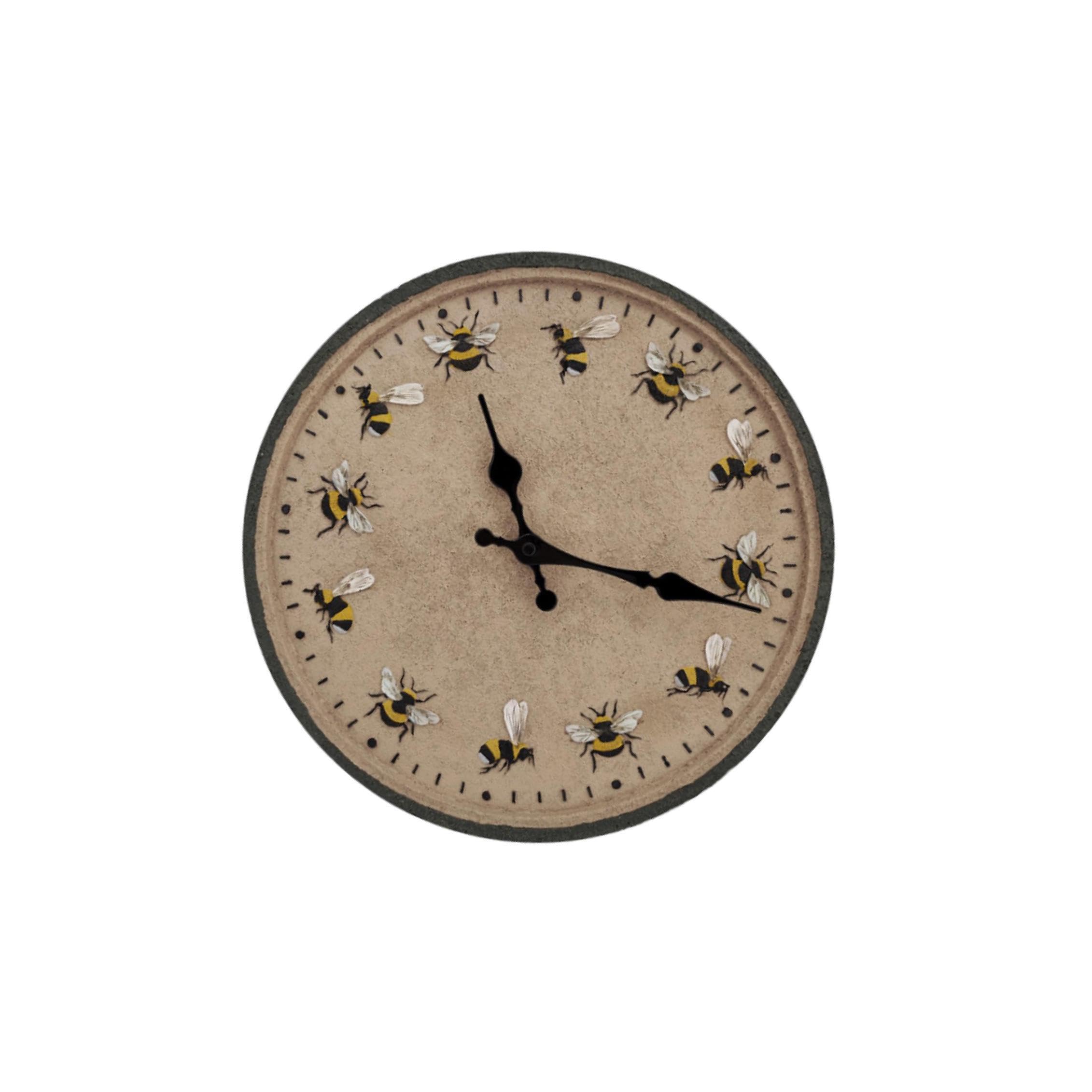 Orologio da Parete in Resina Impermeabile, Leggero, di qualità, con Decorazioni a Forma di Ape, Diametro 30 cm, per casa e Ufficio