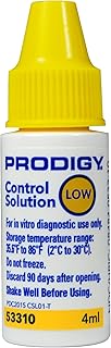 Prodigy 53310 Control Solution Low 4Ml, White, Yellow, Red