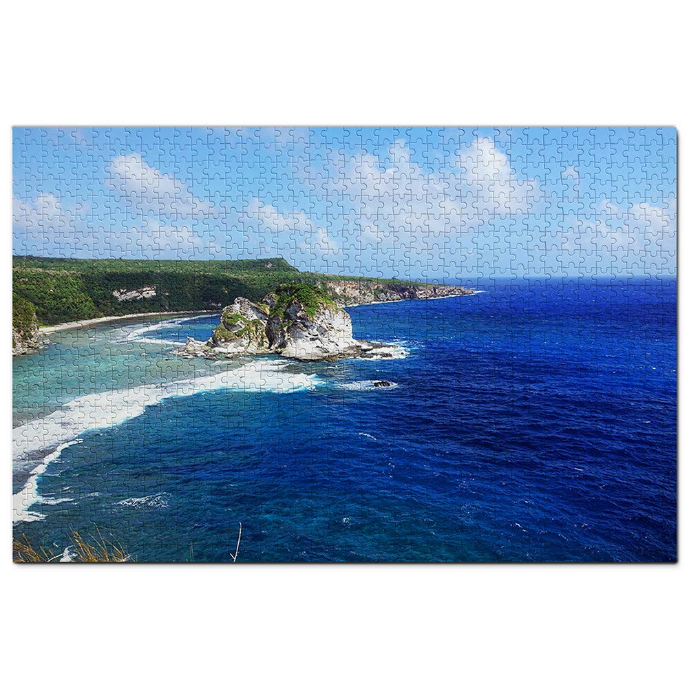 Northern Mariana Islands USA Saipan Bird Island Beach Puzzle 2000 Piecesen Puzzle Adult Game Graphics Travel Souvenir 70x100CM — image 1
