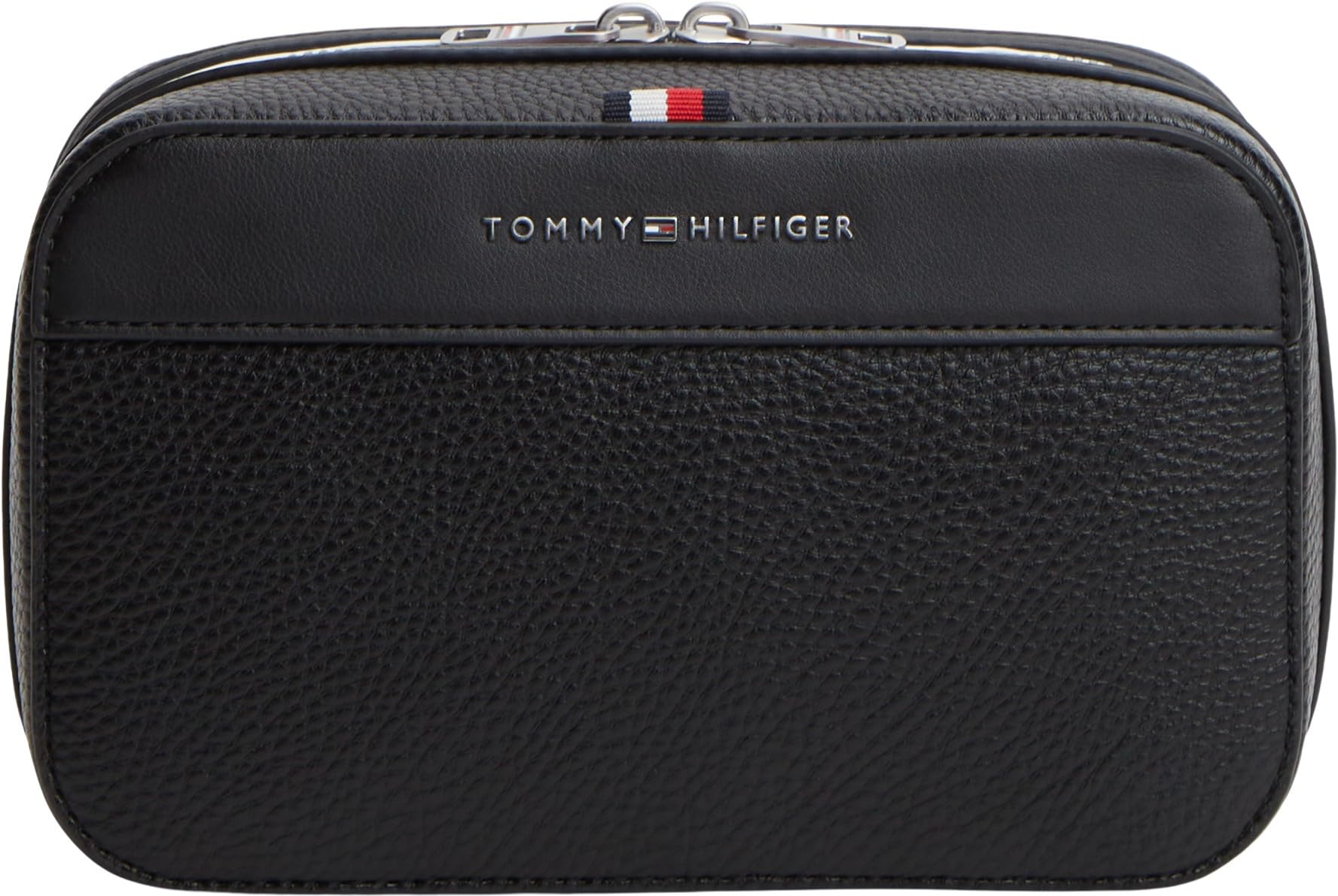 Tommy Hilfiger Men Th Central Washbag AM0AM14824 Trousse de toilette Noir Taille unique
