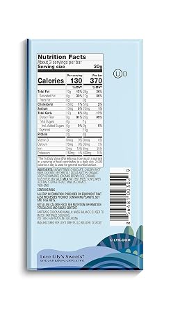 Lily's Chocolate Variety Pack | Stevia Sweetened, No Added Sugar, Low- Carb, Keto Friendly | 6 Flavors, 1 Bar each | Sampler, Gift Set