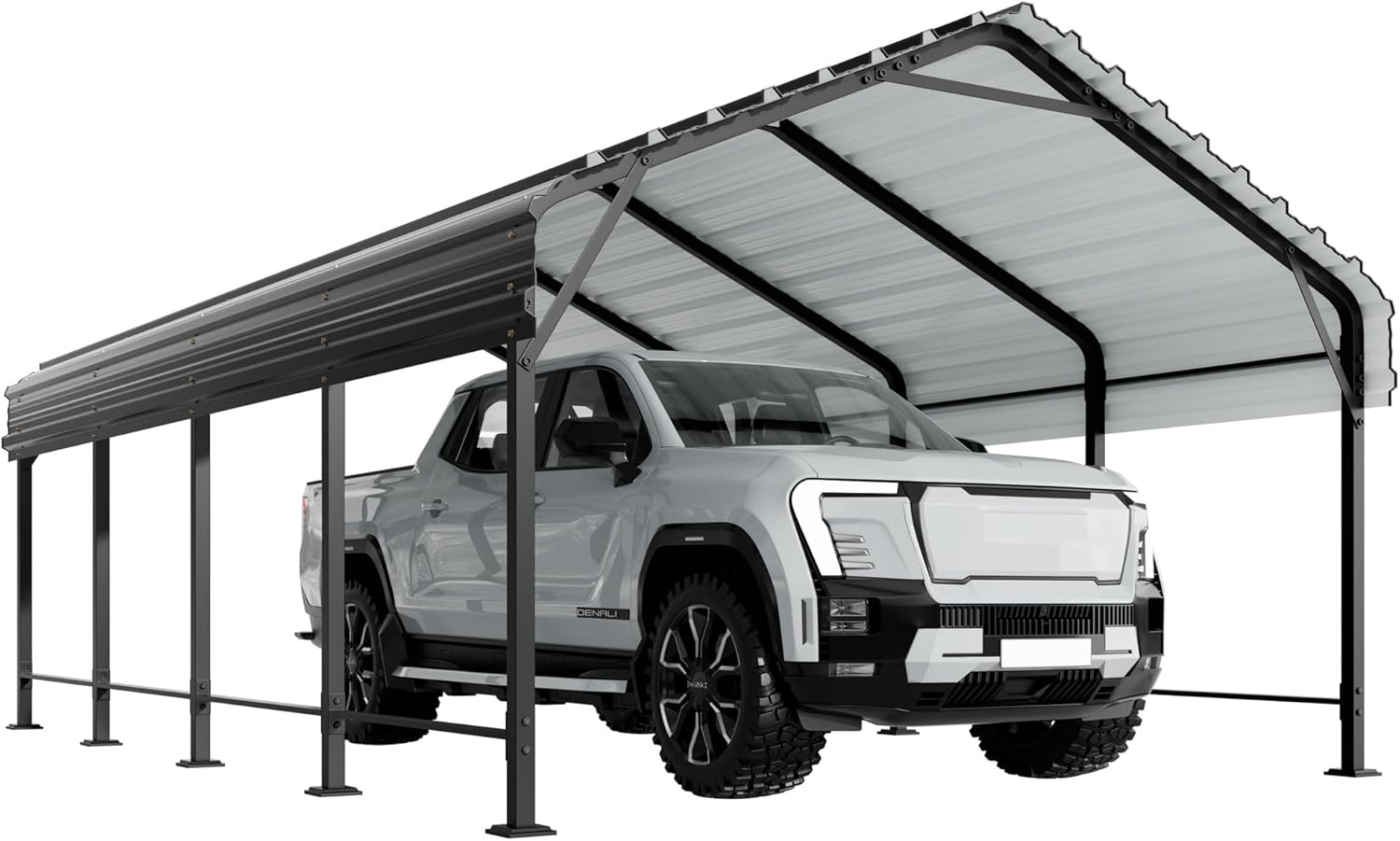 Shintenchi 12x20 FT Carport,Heavy Duty Carport Canopy with Steel Roof and Frame,Metal Carport with Enhanced Base Oversized Garage Outdoor Galvanized Shelter for Car, Boats and Tractors Shintenchi 12x20 FT Carport,Heavy Duty Carport Canopy with Steel Roof and Frame,Metal Carport with Enhanced Base Oversized Garage Outdoor Galvanized Shelter for Car, Boats and Tractors