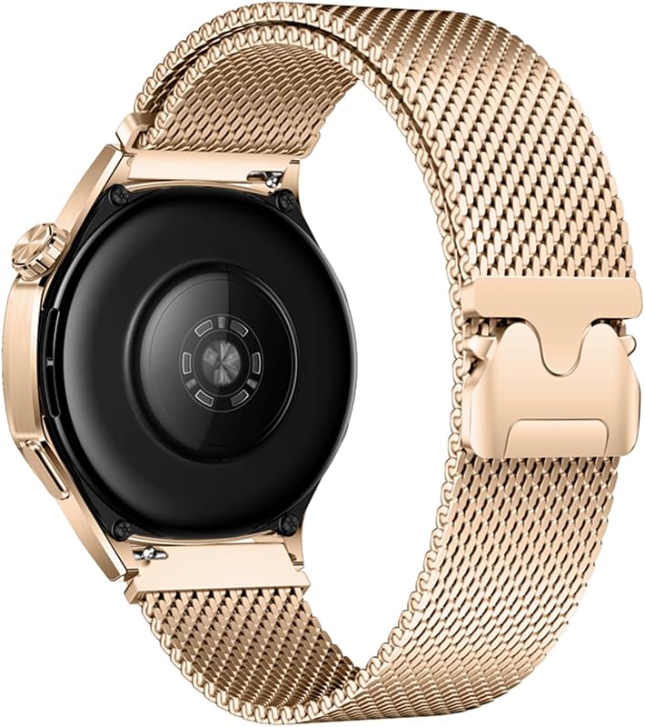 ZZMY 22mm Rozsdamentes Acél Óraszíj Garmin Venu 3/2 és Huawei GT6/GT5/GT4/GT3/GT2 Okosórákhoz - Mágneses Ejtőernyős Csat Férfiaknak