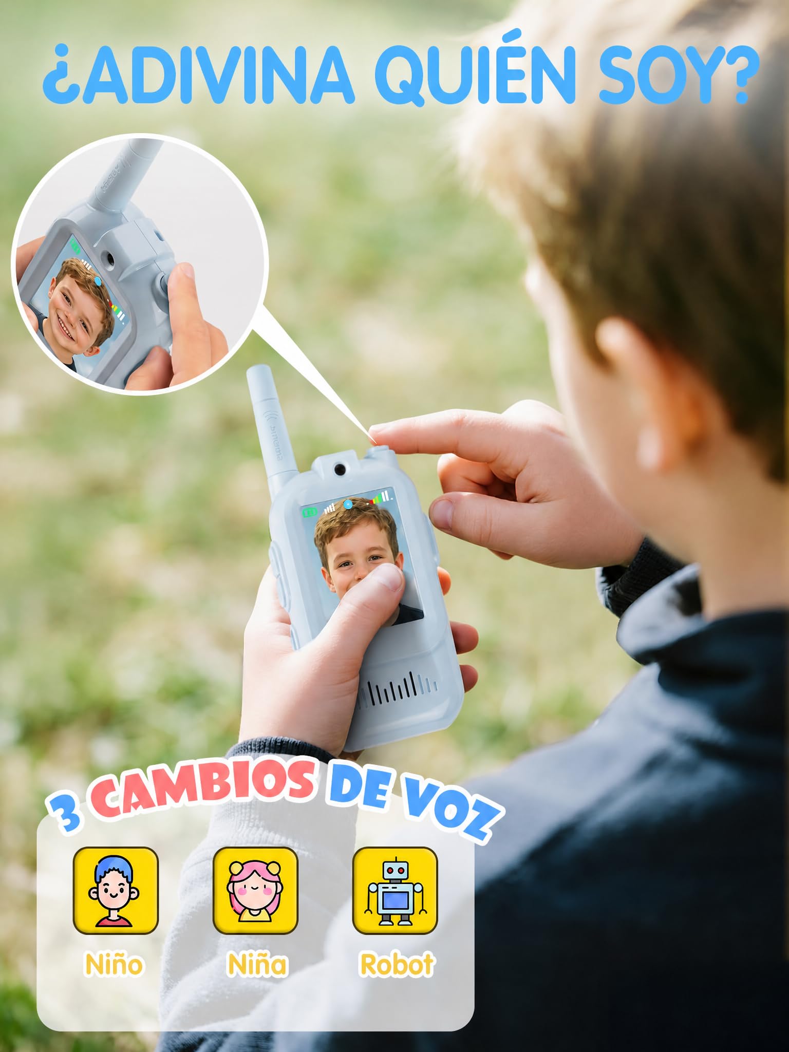 Kids Video Walkie Talkies, Azul