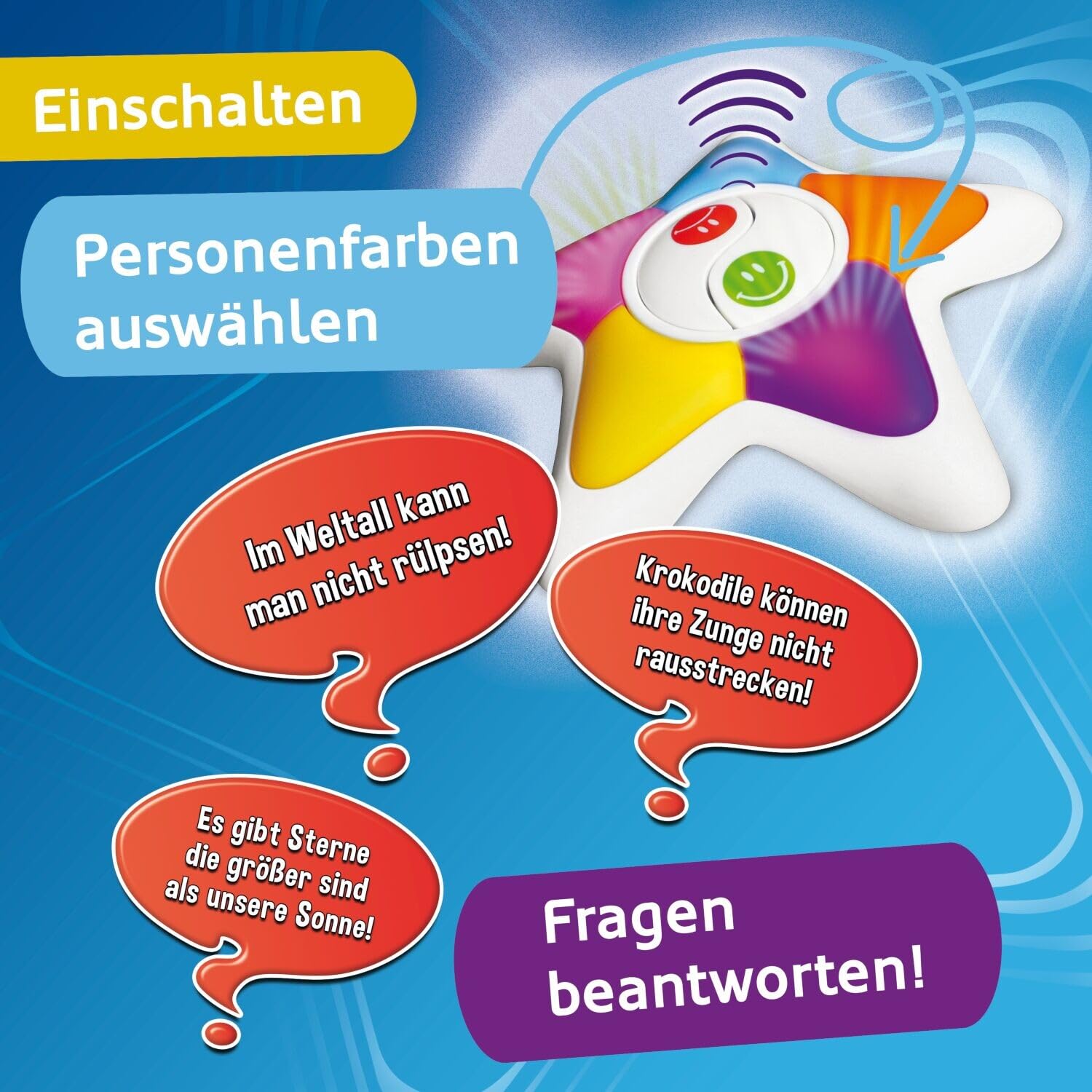 Megableu | Echt jetzt oder was? Junior | IQ Quiz für Kinder | lustiges Familienspiel mit 1000 Fragen | Partyspiele für Kinder | Denkspiel & Gesellschaftsspiele | Für 2 bis 5 Spieler ab 5 Jahren