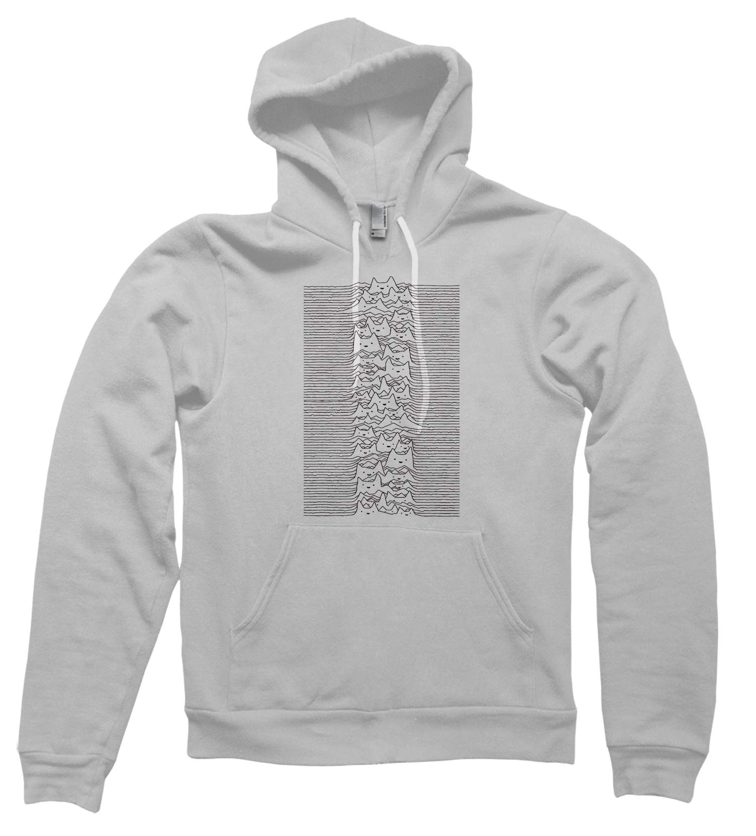 Clique Clothing Grey Cat Division Hoodie (, L)