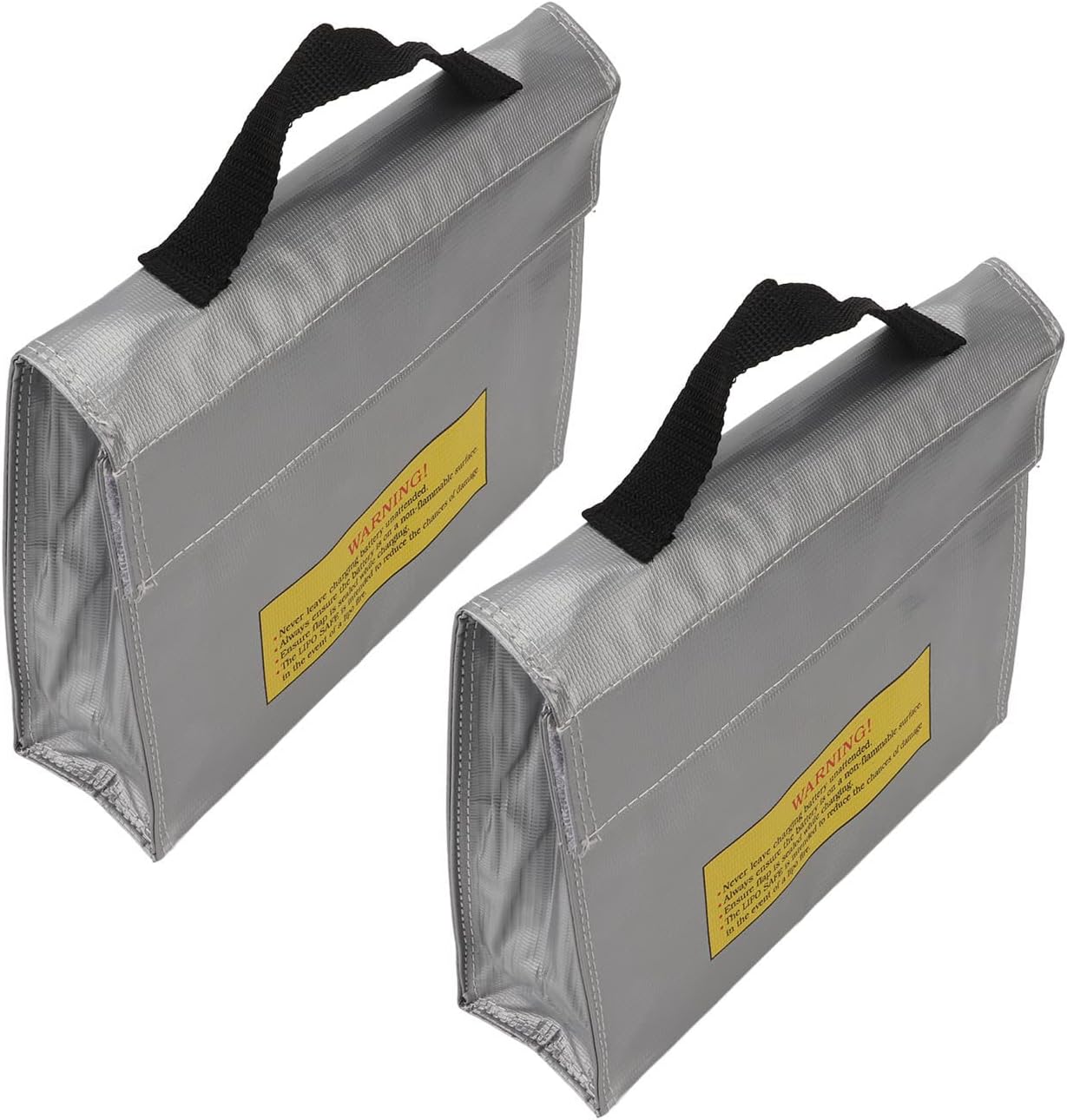 Fafeicy Explosion Proof Battery Bag, PVC Fiber Material with Fireproof Features for Safe Lithium Battery Charging and Storage