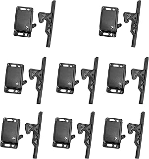 8 Pack RV Drawer Latches and Catches - 10 LBS Pull Force Cabinet Door Latch for RV, Camper, Home, Kitchen, Bathroom, Office