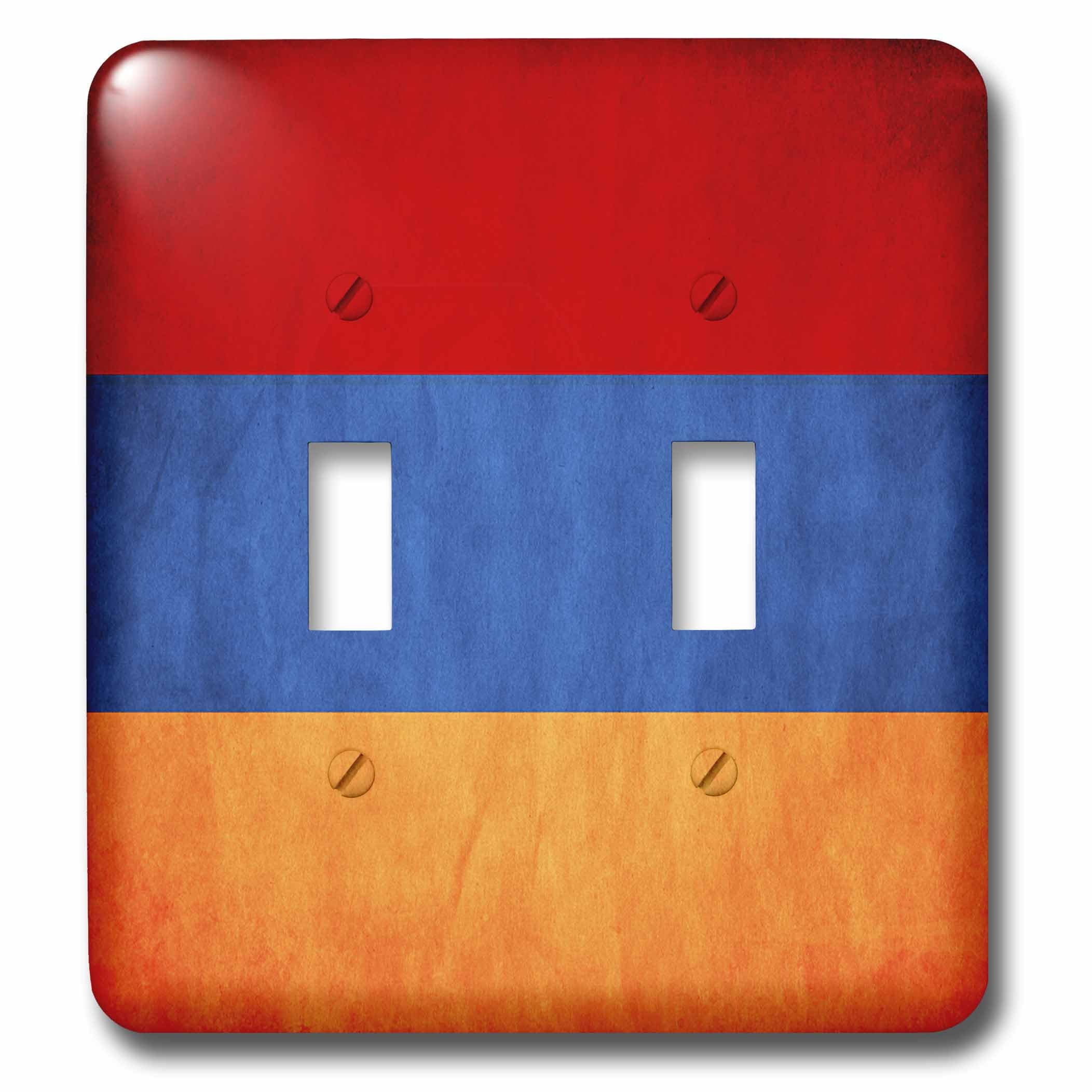Armenia flag interrupteur 3dRose LSP_28219_2 décoration murale de maison multicolore