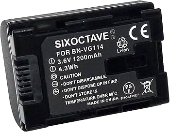 Amazon | SIXOCTAVE 2個セット ビクター 互換 バッテリー BN-VG114/BN Amazon | SIXOCTAVE 2個セット ビクター 互換 バッテリー BN-VG114/BN