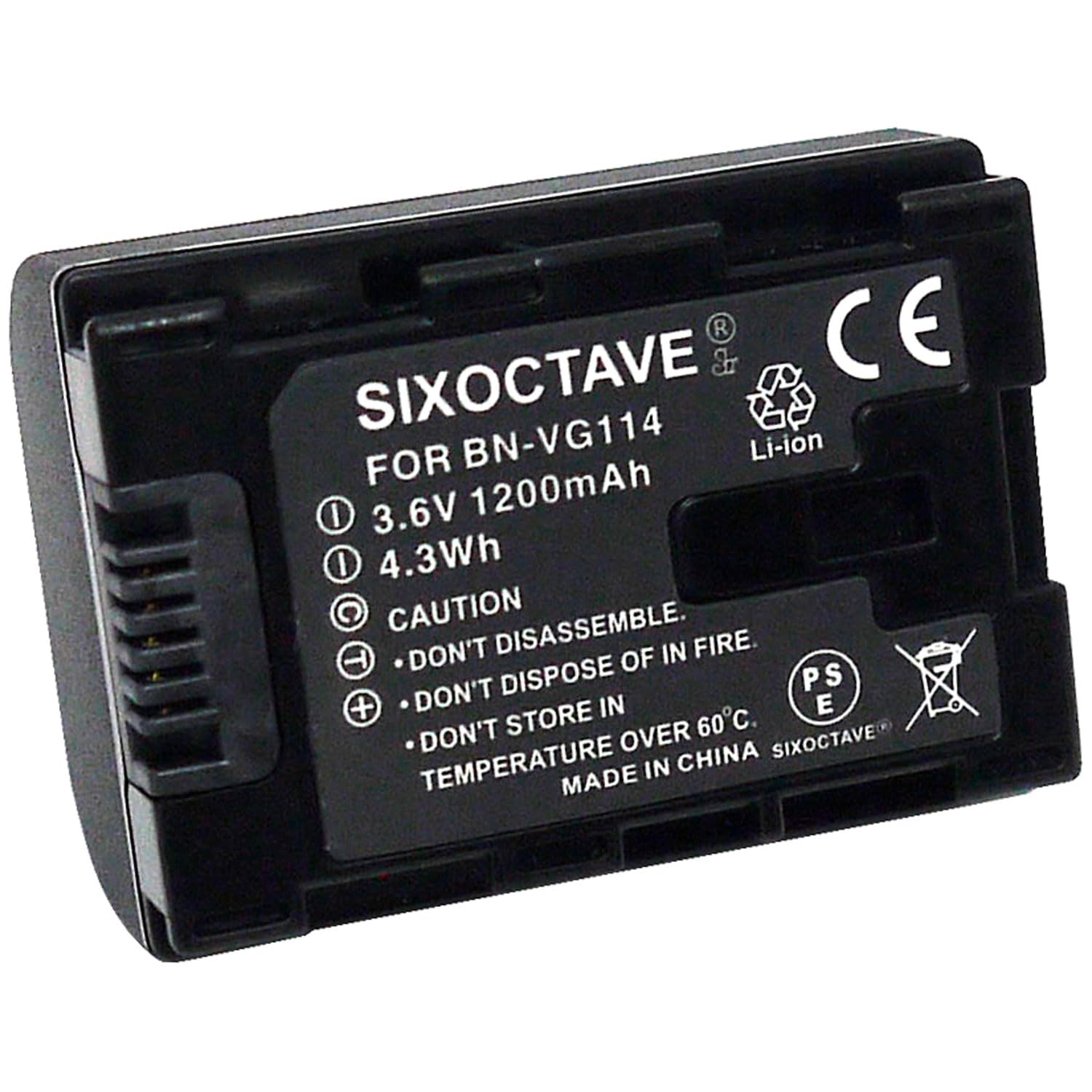 Amazon | SIXOCTAVE 日本 ビクター 用 リチウムイオンバッテリー BN