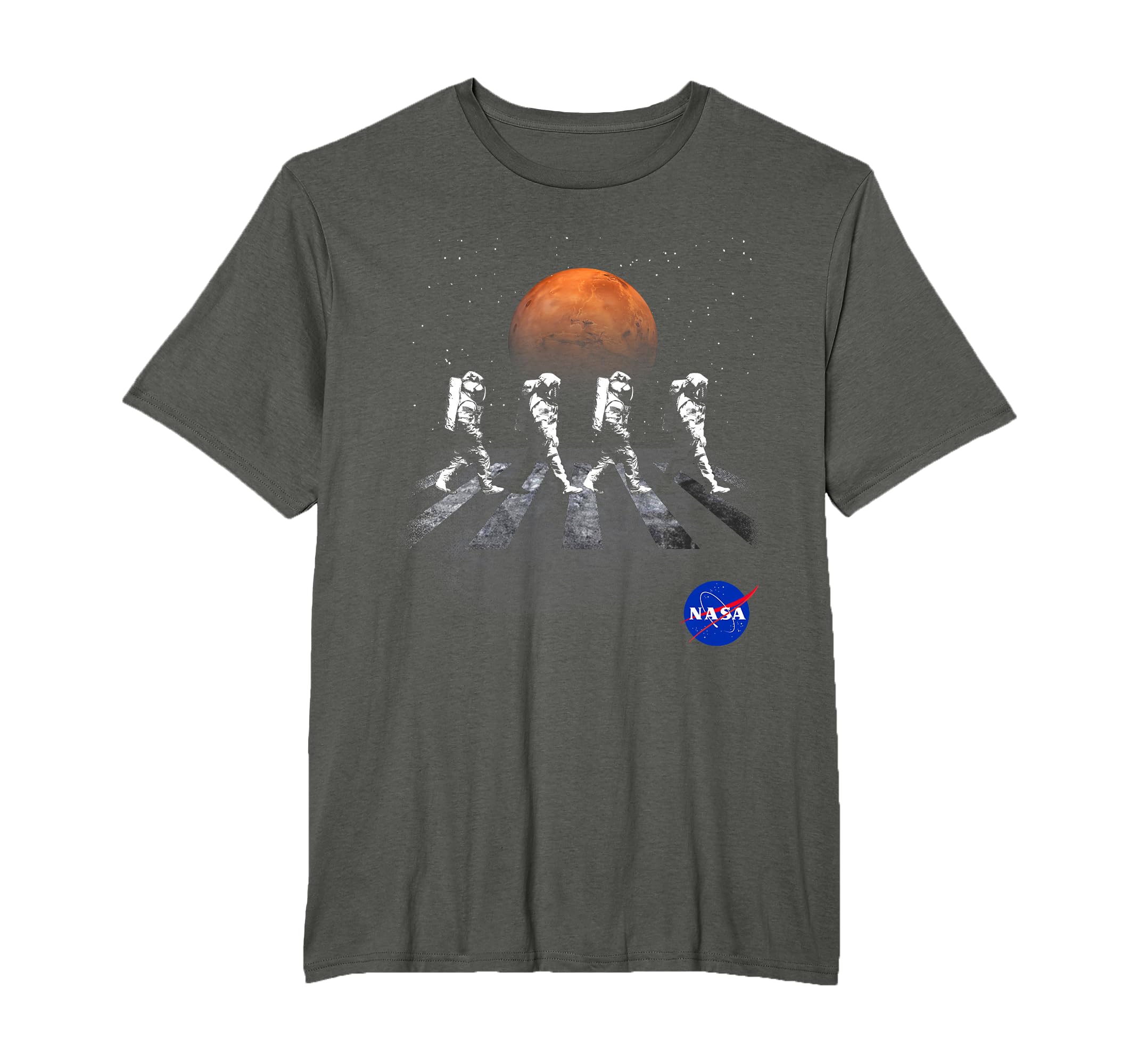 NASA T-Shirt Walking Astronauts in Space Mars T-Shirt