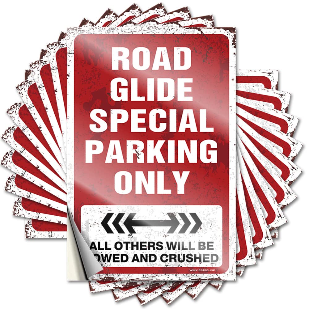 Road Glide Special Parking Only Funky Cool Decor - Decals Bottle Removable Vinyl Decal(6X9CM)