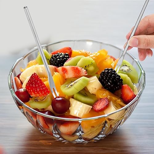 Miniatura 6 de Tenedores para pepinillos, tenedores de oliva de mango largo de 8.66 pulgadas, tenedores de ensalada de mango largo de acero inoxidable 188,