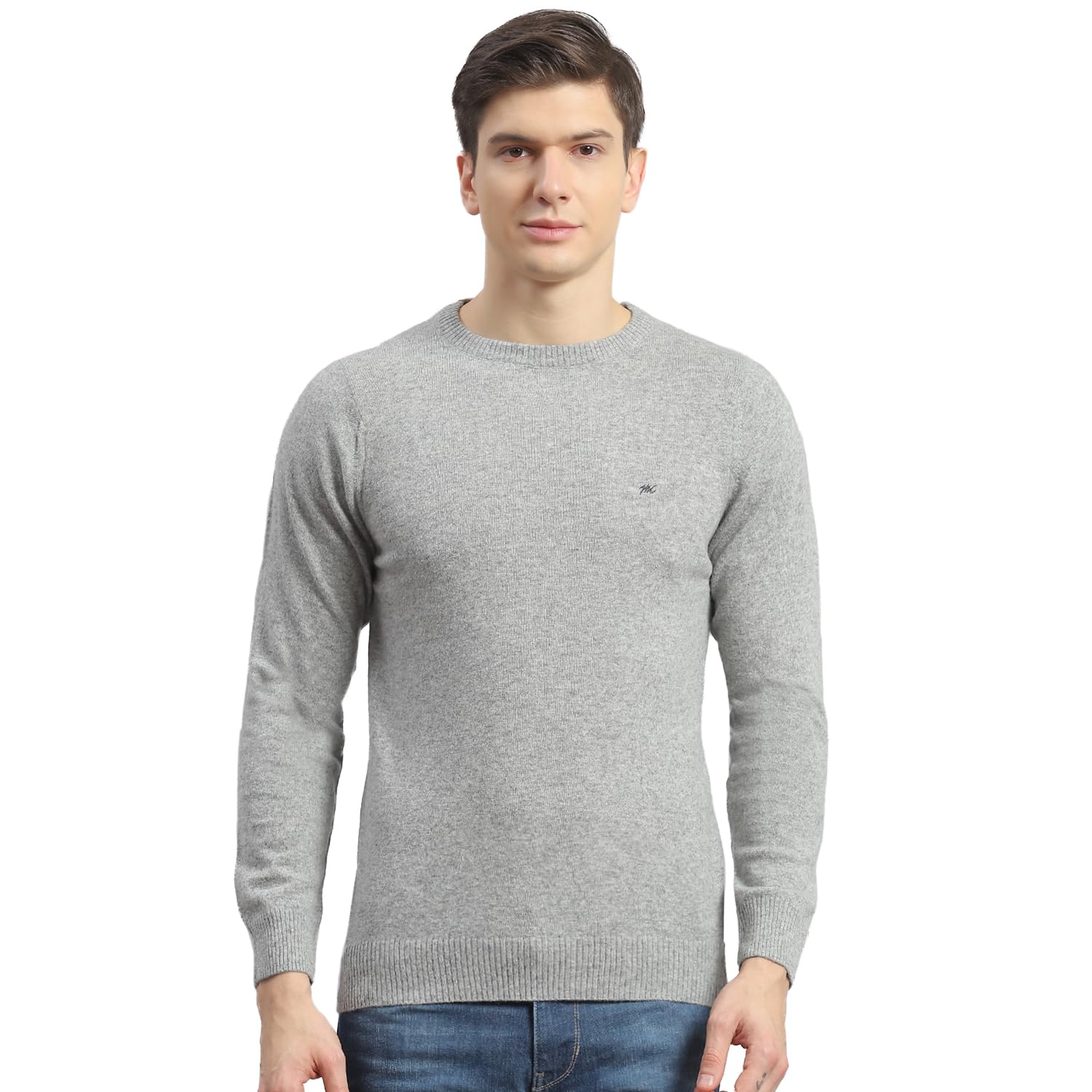 monte carlo Light Red Solid Pullover | Warm Woolen Pullover for Men | Soft Comfortable Knitted Winter Wear Sweater for Men's-picture-21
