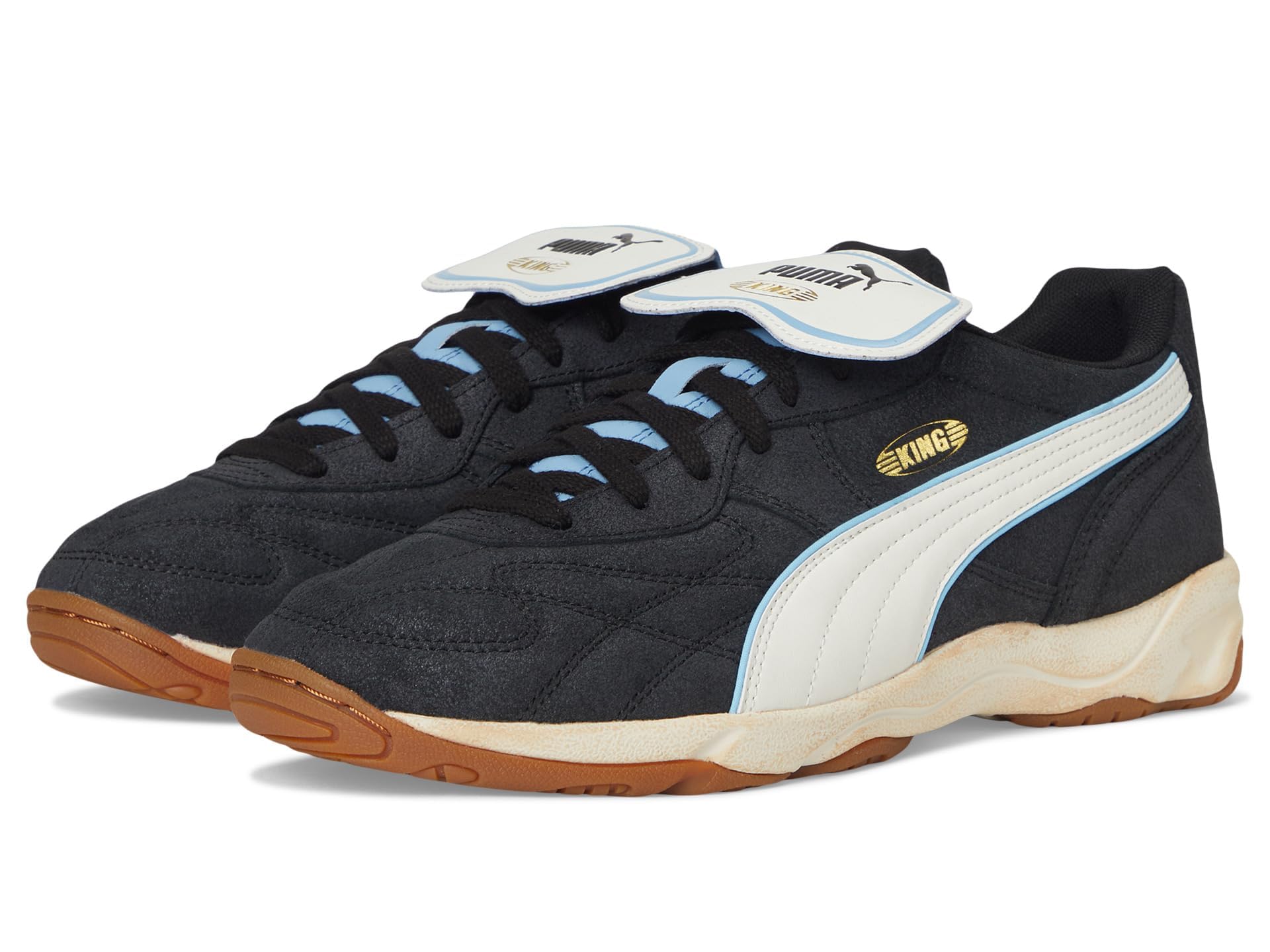 PUMA Mens King Indoor Lace Up Sneakers Shoes Casual - Black - Size 10 M