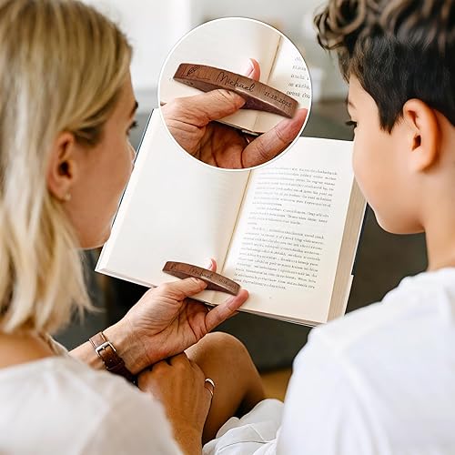 Miniatura 5 de Soporte personalizado para página de libro con pulgar, soporte personalizado para páginas de libros para lectura, soporte personalizado de página de