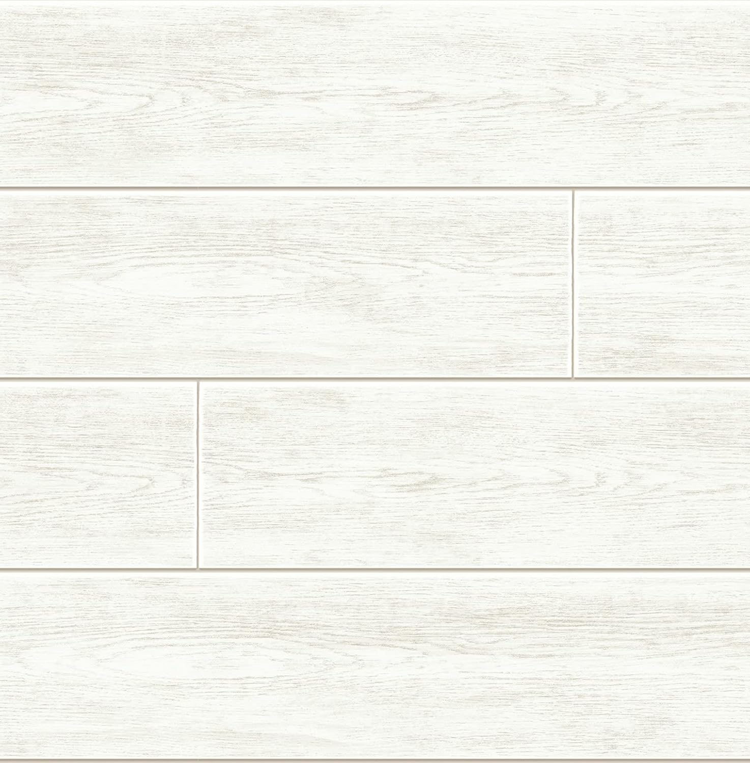 Décor Direct OffWhite Shiplap Peel and Stick Wallpaper, 18' X 20.5