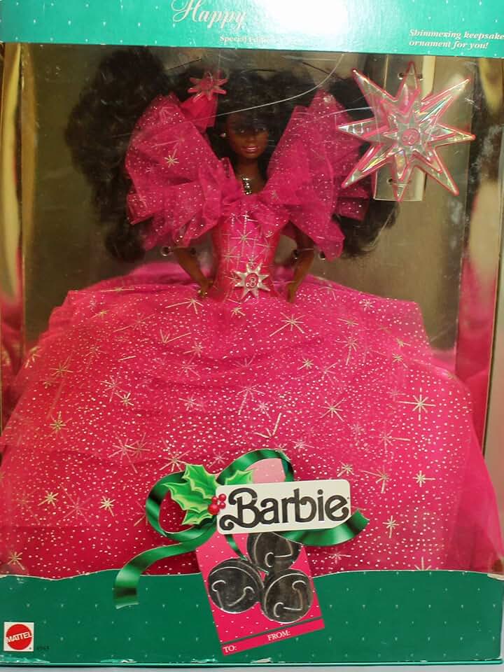 Happy Holidays Special Edition 1990 African American Barbie Doll