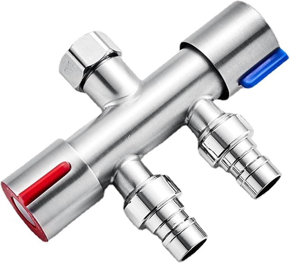 Amazon | 蛇口 二股分岐蛇口コネクター水道 蛇口分岐 2方向標準