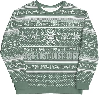 ABC Lost Ugly Sweater Unisex Crew Neck Sweatshirt