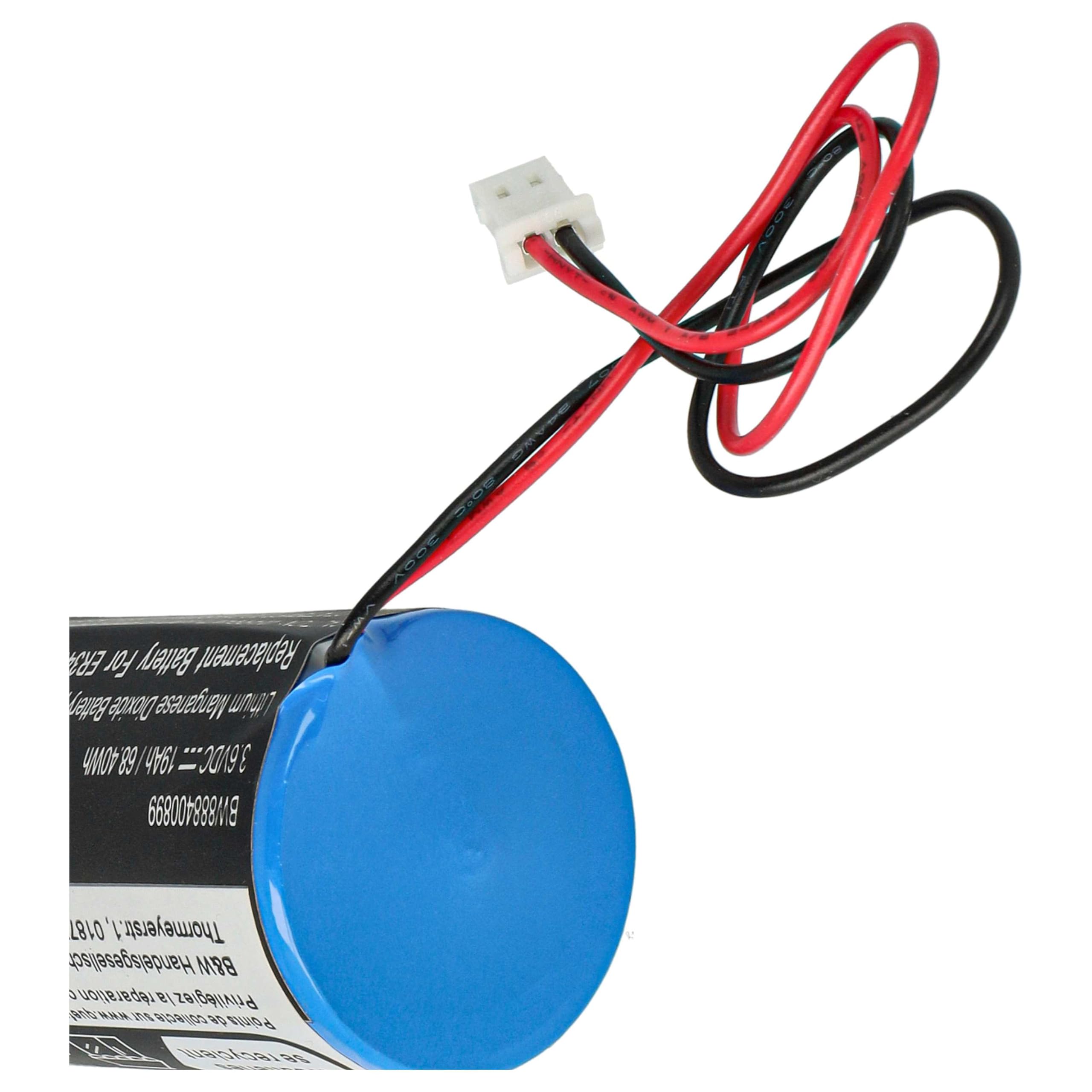 vhbw 2X Pile Remplacement pour Eve ER34615-GL101 pour système d'alarme