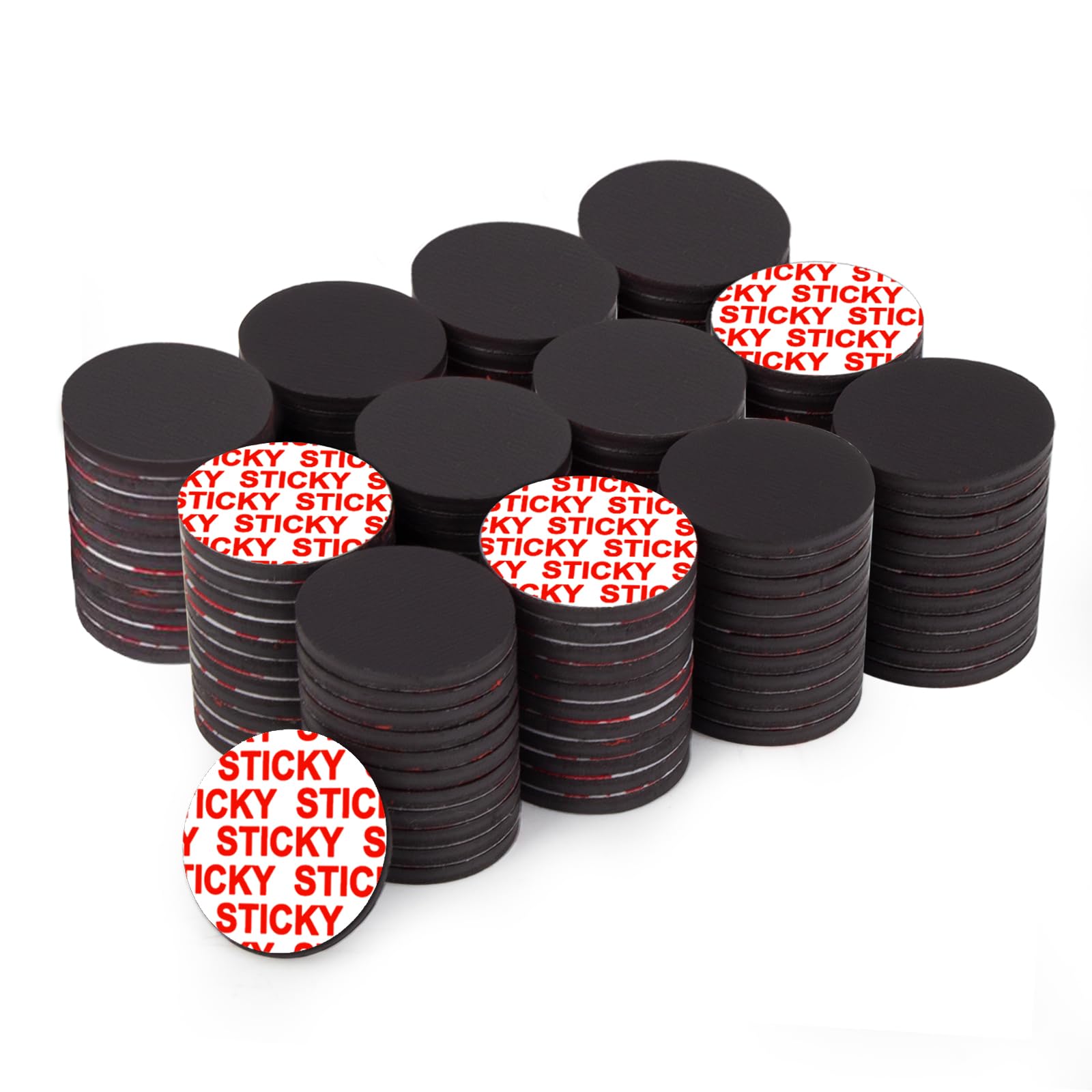 Towjug Round Magnets with Adhesive Backing, 240 Fridge Circle Magnetic Tape — Amazon image 20