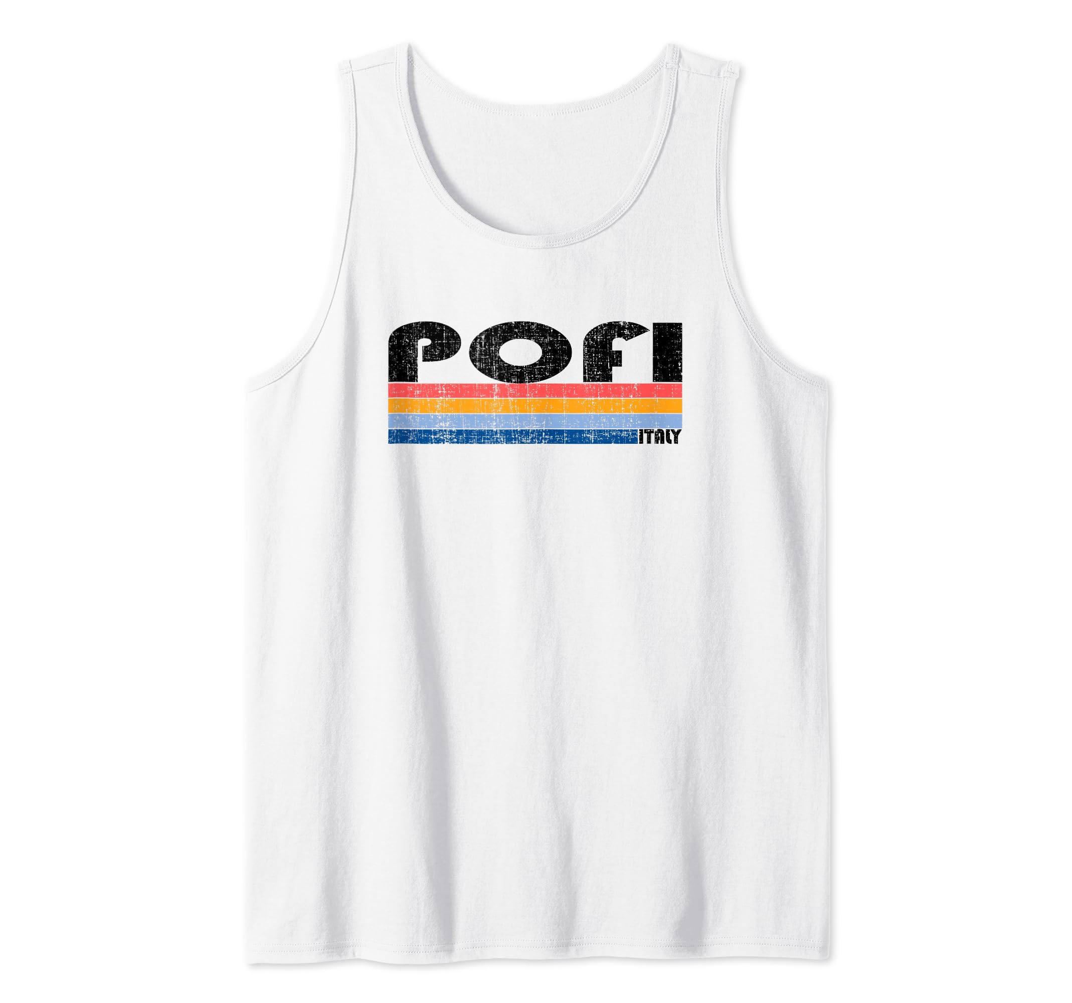Pofi, Italy Retro 70s 80s Style Tank Top