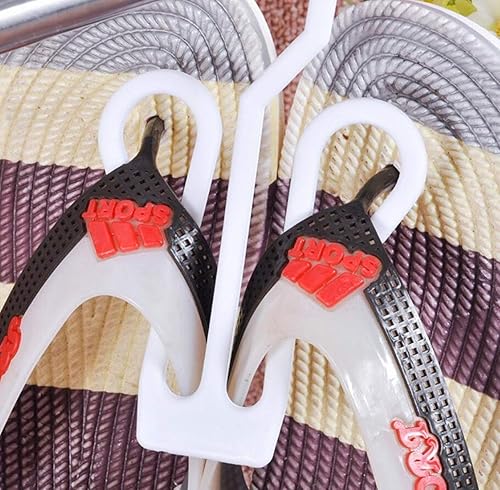 Miniatura 5 de WellieSTR 100 Pcs (Blanco) Zapatillas de plástico Zapatos de cuero Estante de secado Percha de zapatos Percha Estante de secado