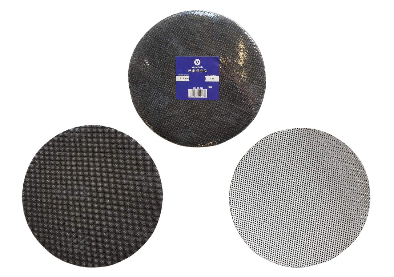 100 x kratka szlifierska 225 mm talerz szlifierski tarcze szlifierskie K 120 siatka
