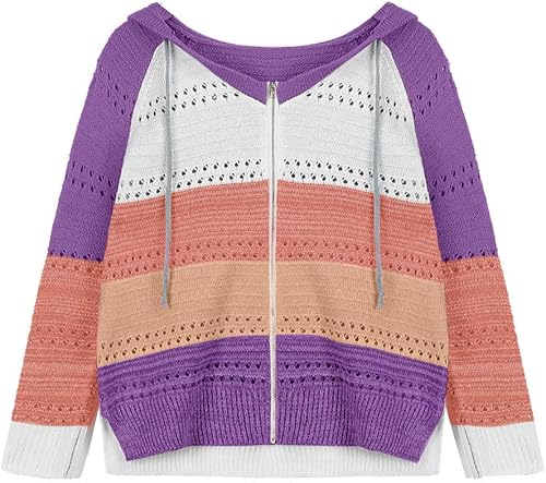 Miniatura 5 de SNKSDGM Women's Full Zipper Trendy Hoodies Casual Floral Printed Sweatshirt Tops Spring Windbreaker Coat with Pocket