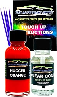 Auto Paint Depot Touch Up Paint for Chevrolet All Other Models-Hugger Orange 72 (1969) (All Years, All Models) One Ounce with Clear Coat
