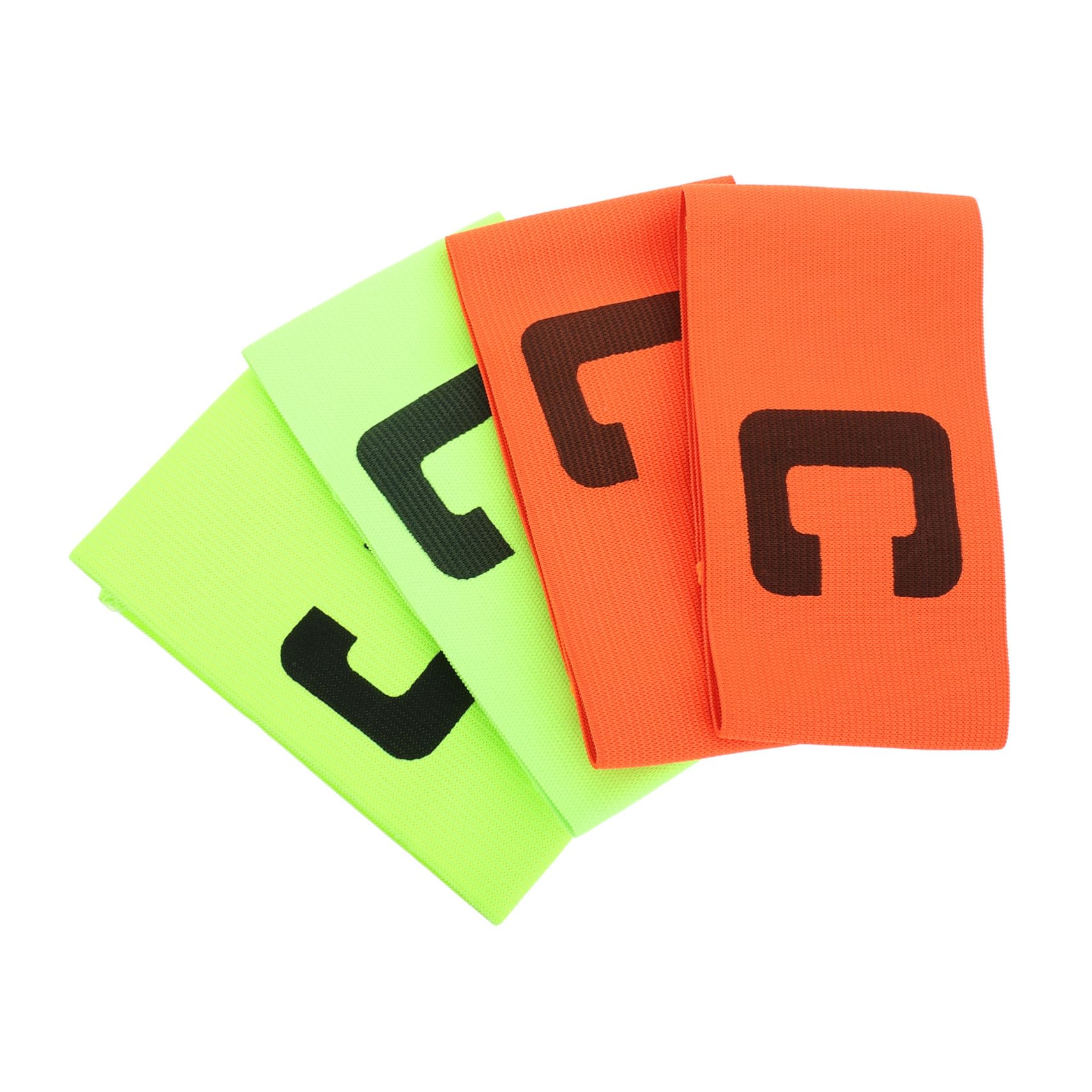 balacoo Captain Armband Set 4pcs Soccer Captain Band Elastic Unisex Training Accessory