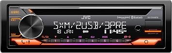 JVC KD- T915BTS Bluetooth Car Stereo Receiver with USB Port - 2-Line LCD Display AM/FM Radio CD and MP3 Player Amazon Alexa Compatible Single DIN - 13-Band EQ Black