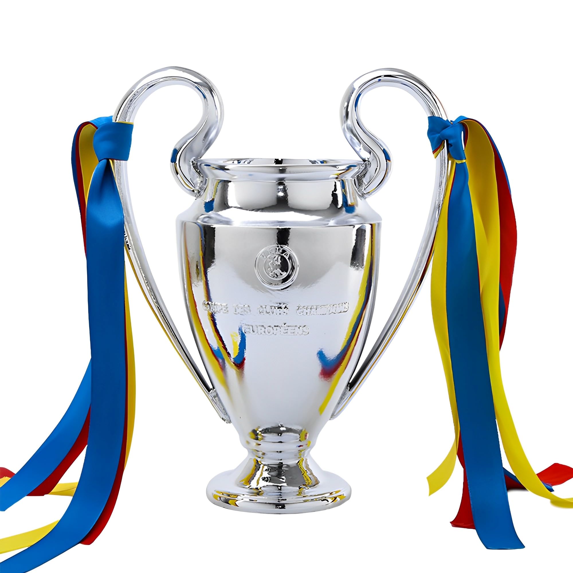 KUNRUI European Champions Trophy Europa Soccer League Trophies Fan Collectibles Souvenir Home Office Bar Desk Ornaments,16cm/6.3in
