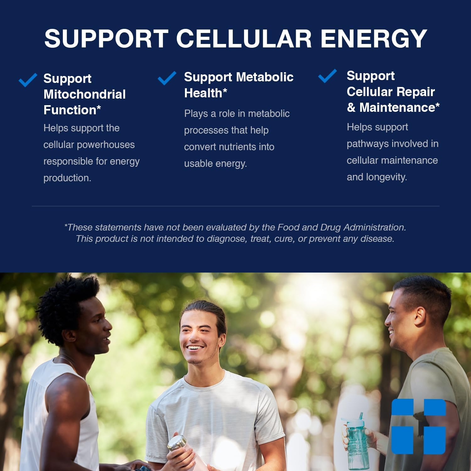 Opti + NAD Plus Capsules | NAD+ Supplement with Nicotinamide Riboside Chloride | Support Energy, Healthy Aging, Metabolism & Vitality* | 60 Capsules/30 Servings - Image 6