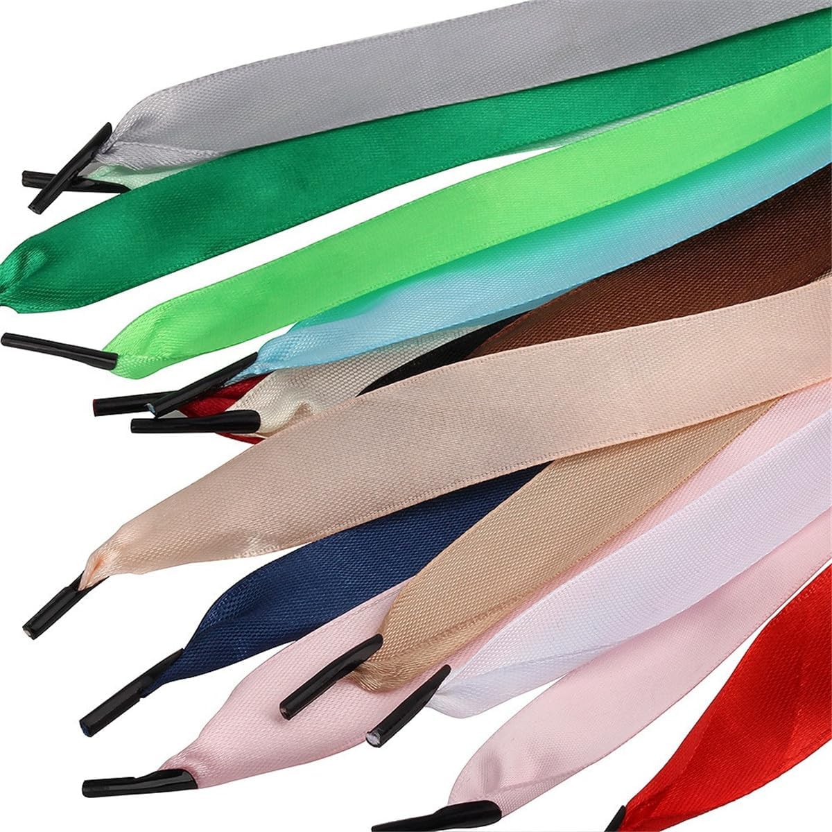 500 Pcs 12.59 inch Satin Ribbon Solid Fabric Paper Gift Bags Rope Handles, Kraft Paper Gift Bags Ribbon Handles Shopping Bags Ribbon Handle Wine Box Handle DIY Craft Decorative Portable Rope