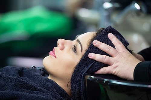 Miniatura 2 de Juego de toallas de algodón para salón, paquete de 24 toallas de mano ultra suaves de color blanco de 16 x 26 pulgadas, alta absorción, uso diario,