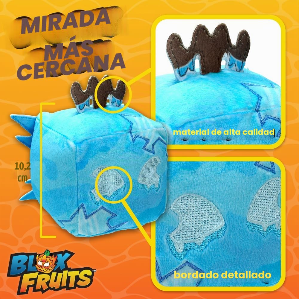 PhatMojo BLOX Fruits - Mystery Fruit - Paquete de 2 Peluches coleccionables (4 Pulgadas de Alto, Serie 1) [Incluye DLC, Licencia Oficial]