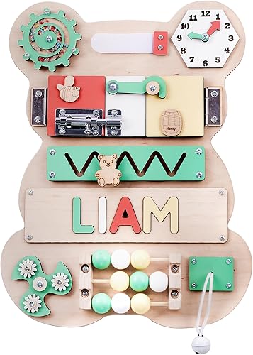 Miniatura 9 de Nabytok - Customized Name Puzzle for Toddlers, Educational Games Board, Baby Personalized Board for 1-5 Years Old, First Birthday Gift, Christmas