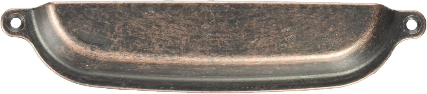 MNG Hardware 84865 Riverstone Cup Pull, 6, Antique Copper