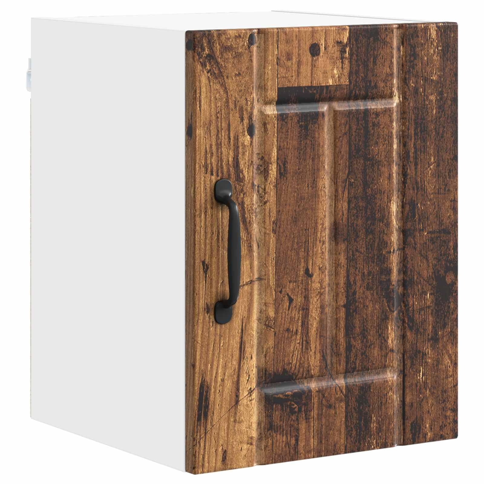 Küchenschrank 2 Stück Holzwerkstoff Altholz 30 x 31 x 40 cm mit Stauraumlösung als praktisches Küchenzubehör für Aufbewahrung und Organisation