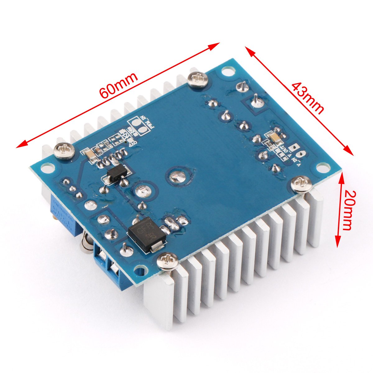 DROK DCDC Buck Converter, DC 5-40V to 1.2-36V Power Supply Step Down Voltage Regulator 36V 30V 24V 12V 5V 3.3V 8A 100W Adjustable Volt Reducer Module : Electronics
