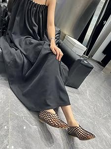 Amazon.com | Kapxumo Red Jelly Mesh Ballet Flats for Women