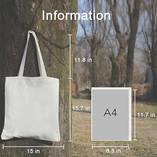 Miniatura 5 de Haukea Bolsa de lona para mujer, estética, linda, regalos inspiradores para mujeres, bolsas de playa, bolsas de comestibles reutilizables, 04 Leer