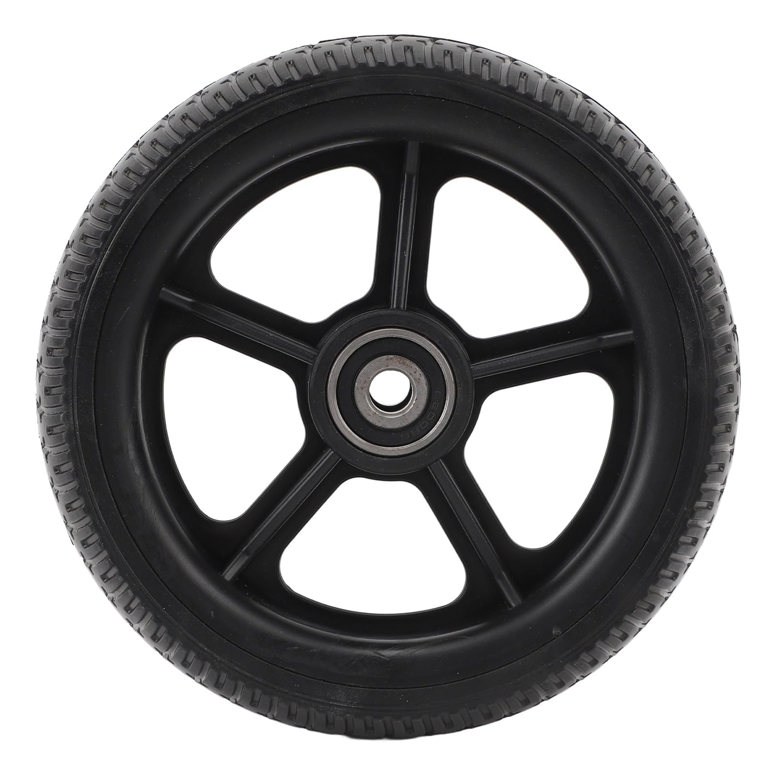 Drfeify 6.5inch Electric Scooter Rear Wheel Assembly with Anti Slip Rubber Shock Absorbent for m365 Electric Scooter, Replacement for Snowy Rainy Days