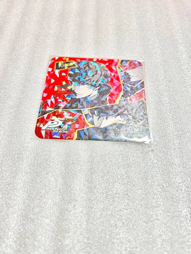 ペルソナ5 カラオケの鉄人　カラ鉄コースター　ホロ　主人公 Amazon.co.jp: ペルソナ5 カラオケの鉄人 カラ鉄コースター ホロ