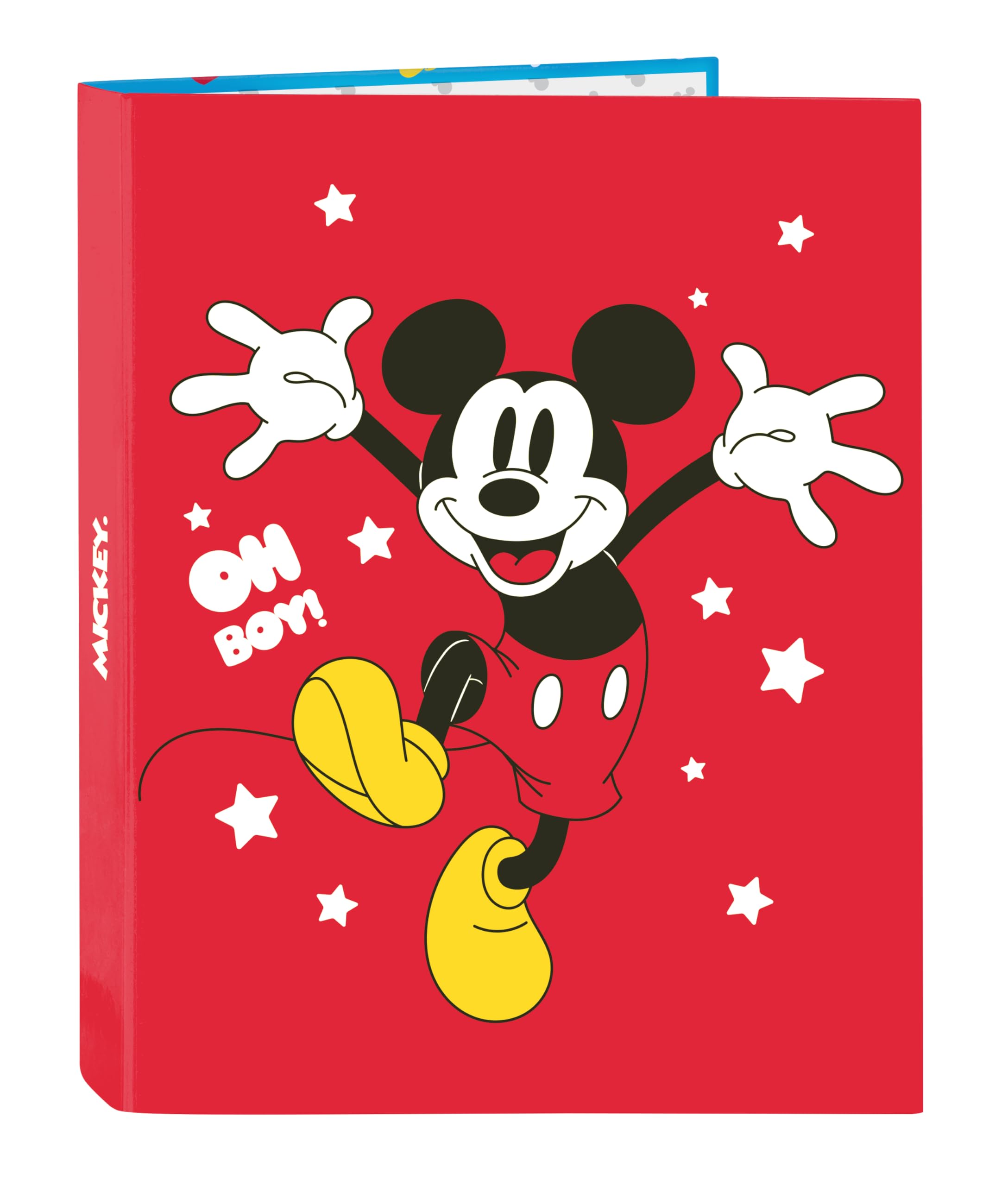 クラフト・布製品 12 mickey Safta Mickey Mouse Fantastic Folder with 4 Rings, Ideal for