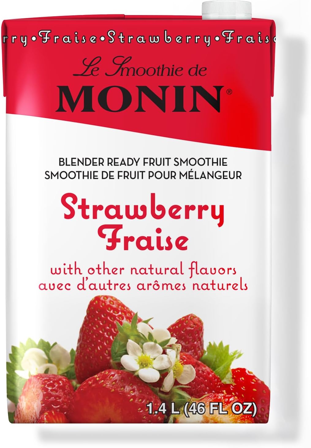 Smoothie Mixes Monin Strawberry Fruit Smoothie Mix